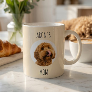 Café Caneca de Creme Personalizada para Mãe de Cachorro