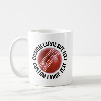 Café Caneca de Críquete Personalizada Tamanho Grande 33