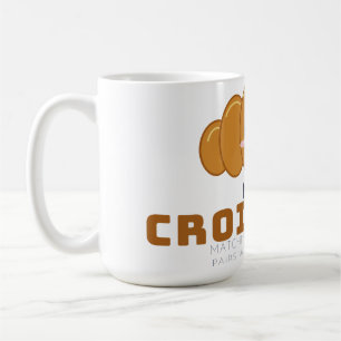 Café Caneca de Croissant de Casal Combinando Mon Croiss