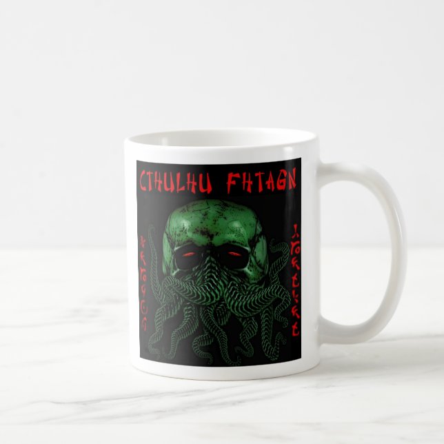 Café Caneca de Cthulhu Fhtagn (Direita)