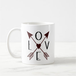 Café Caneca de Data de Casamento Personalizada com Amor