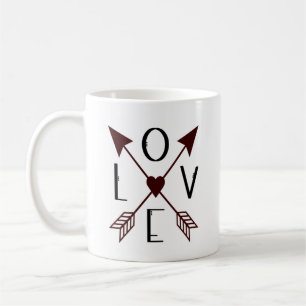 Café Caneca de Data de Casamento Personalizada com Amor