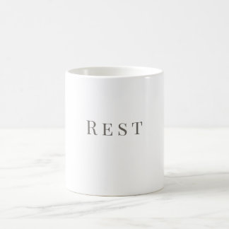 Café Caneca de Descanso – Design de Tipografia Minimali