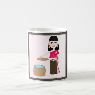 Café Caneca de desenho personalizado tailandês