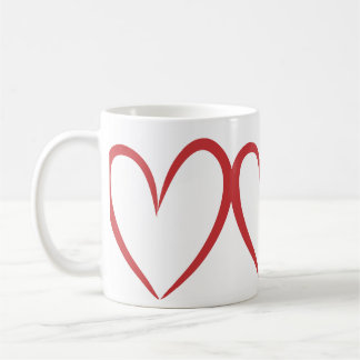 Café Caneca de design de amor