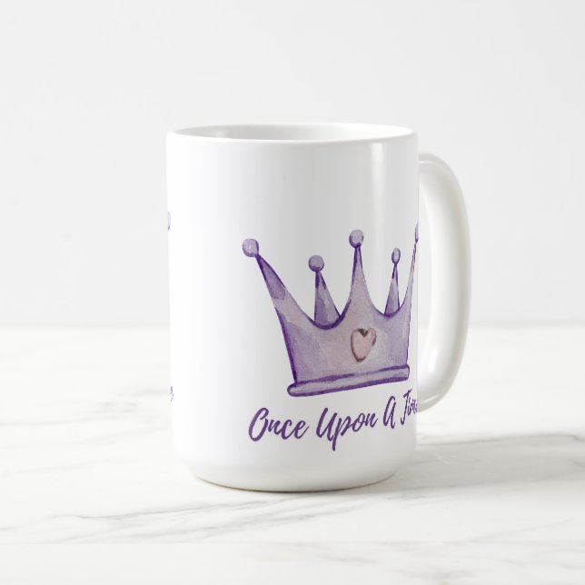 Café Caneca de Design Era Uma Vez - Conto de Fadas (Frente Esquerda)