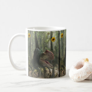 Café caneca de dinossauro