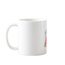 Caneca de dois peixes dourados