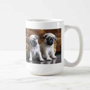 Café Caneca de dois Pugs