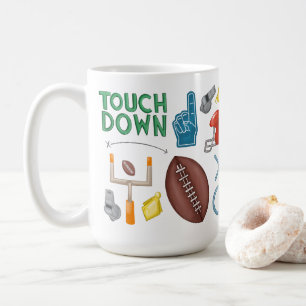 Café Caneca de Domingo de Futebol Manhã Jogo Dia de Tou