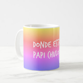 Café Caneca de Donde Estas Papi Chulo do espanhol