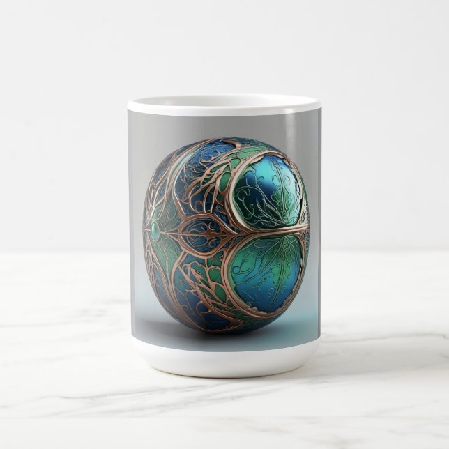 Café Caneca de Duas Cores 11oz (Mármore-5) (Centro)