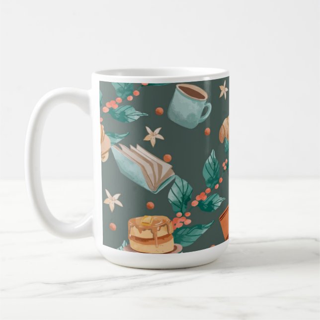 Café Caneca de duas cores design  (Esquerda)