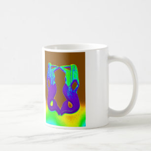 Café caneca de duas sereias