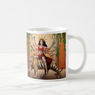 Café Caneca de Durga da deusa