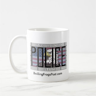 Café Caneca de ebulição da "liberdade" do cargo dos