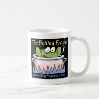 Café Caneca de ebulição do © do cargo dos sapos