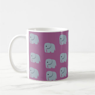 Café Caneca de elefante de cinza