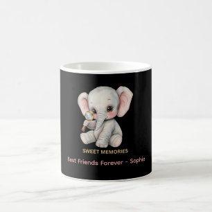 Café Caneca de Elefante de Memórias Doces Personalizada