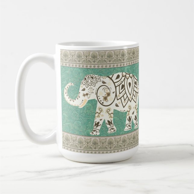 Café Caneca de elefante decorativa (Esquerda)
