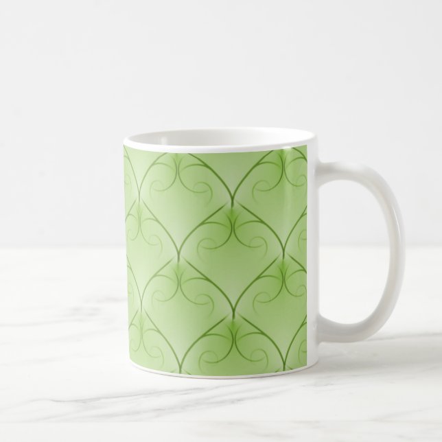 Café Caneca de Elegância Sem Paralelos, Verde-Oliva (Direita)