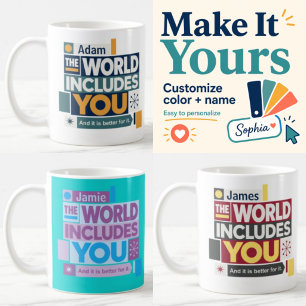 Café Caneca de Encorajamento Personalizada Você Importa