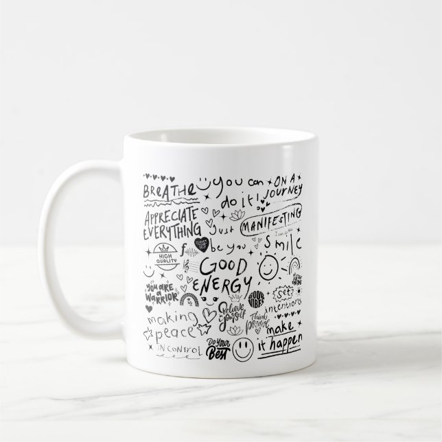 CAFÉ CANECA DE ENERGIA POSITIVA AFIRMAÇÕES (Esquerda)