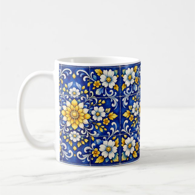 Café Caneca de Energia Sunburst Tile (Esquerda)