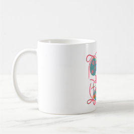 Café Caneca de enfeite de Natal Pastel