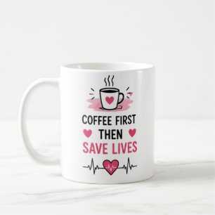 Café Caneca de Enfermeira Fofa Presente de Vida de Enfe