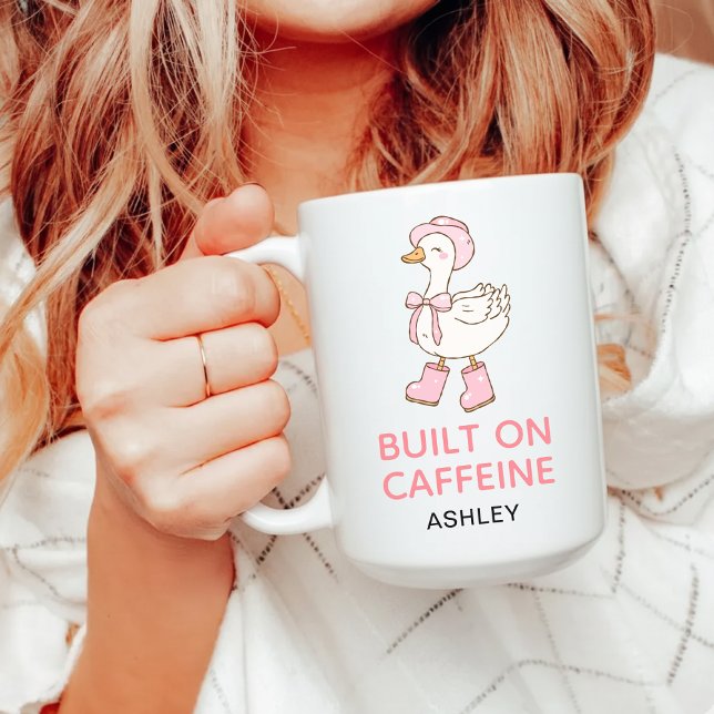 Café Caneca de Engenheiro Pink Goose Presente de Aniver (Custom Engineer Mug Gift for Engineering Student, Pink Goose Engineer Mug Birthday Gift for Engineer)