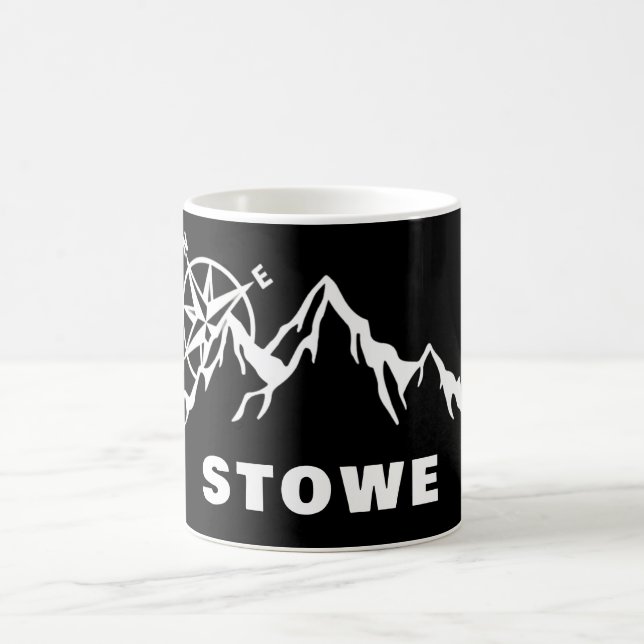 Café Caneca de Esqui de Stowe Vermont (Centro)