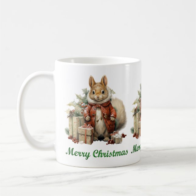 Café Caneca de Esquilo de Natal (Esquerda)