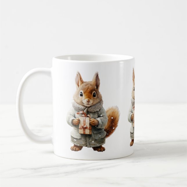 Café Caneca de Esquilo de Natal (Esquerda)