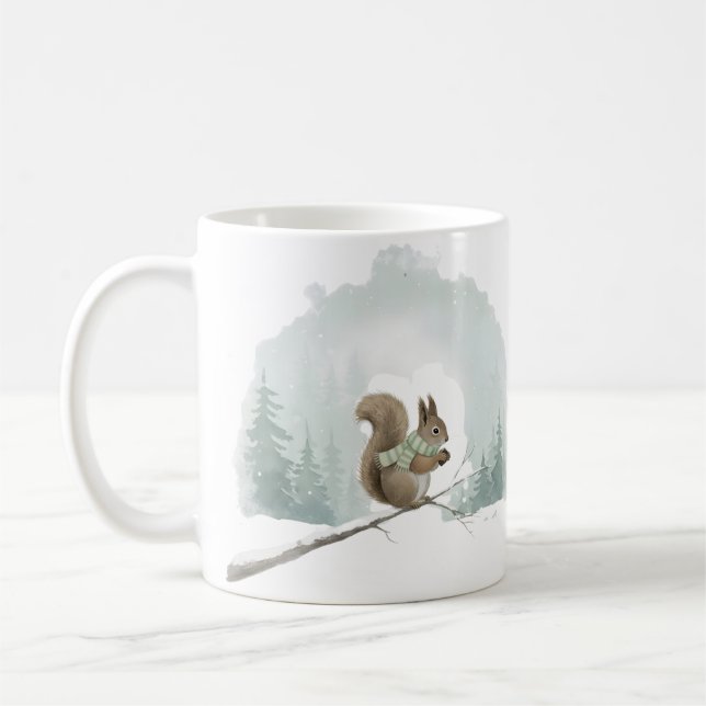 Café Caneca de Esquilo Presente de Natal de Inverno em  (Esquerda)