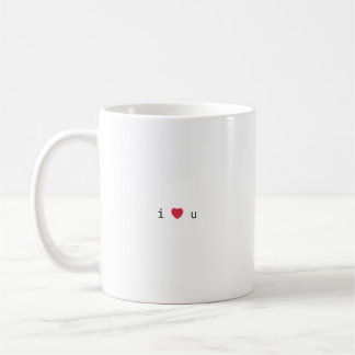 Café caneca de eu ❤️ você