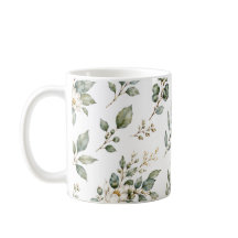 Caneca de Eucalipto Botânico Elegante