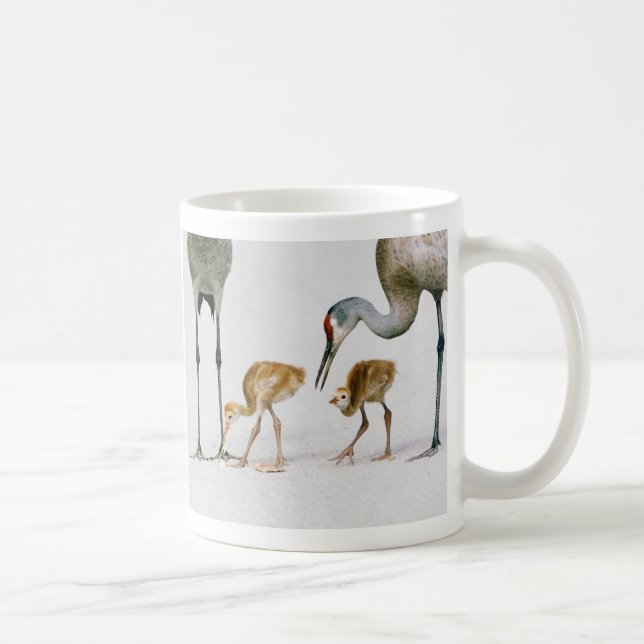Café Caneca de Famiy do guindaste de Sandhill (Direita)