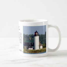 Café Caneca de farol da Ilha de Beaver Harbor