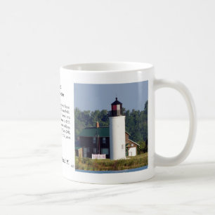 Café Caneca de farol da Ilha de Beaver Harbor