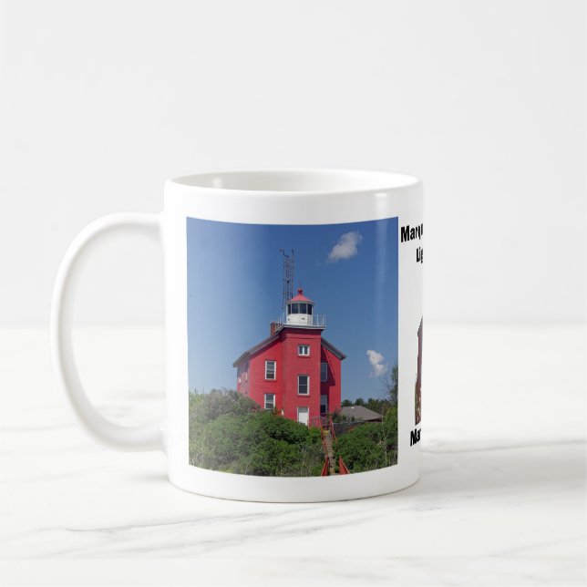 Café Caneca de Farol Marquette Harbor (Esquerda)