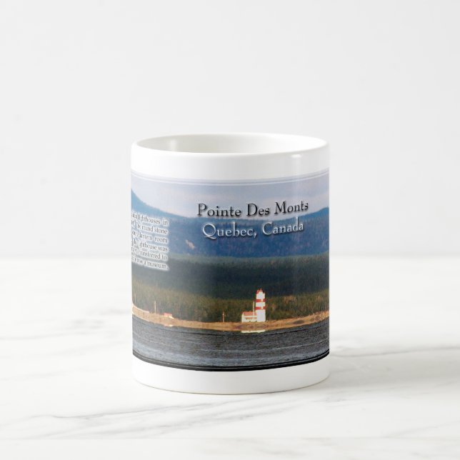 Café caneca de farol Pointe Des Monts (Centro)