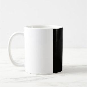 Café Caneca de Fase Lunar Minimalista Plana - Preto Mon