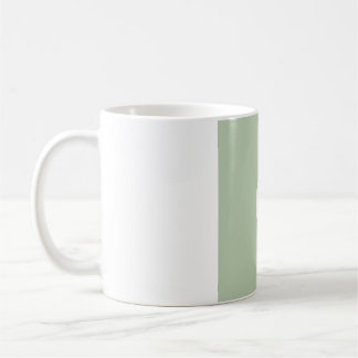 Café Caneca de Fase Lunar Minimalista Plana - Verde Sag