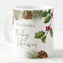 Caneca de Favor de Chá de Bebê de Verdura de Inver