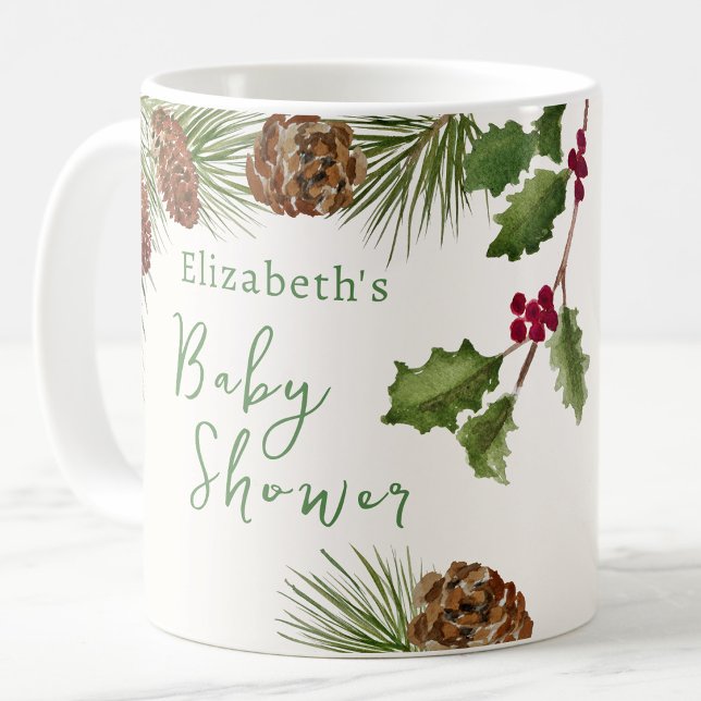 Café Caneca de Favor de Chá de Bebê de Verdura de Inver (Criador carregado)