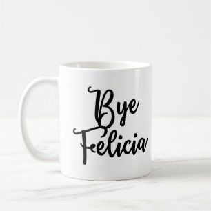 Café Caneca de Felicia do adeus