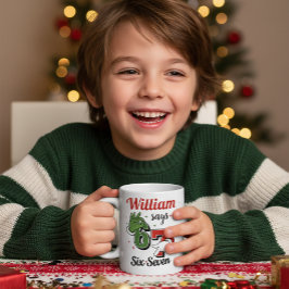 Café Caneca de Férias 6-7 na Moda - Presente Personaliz