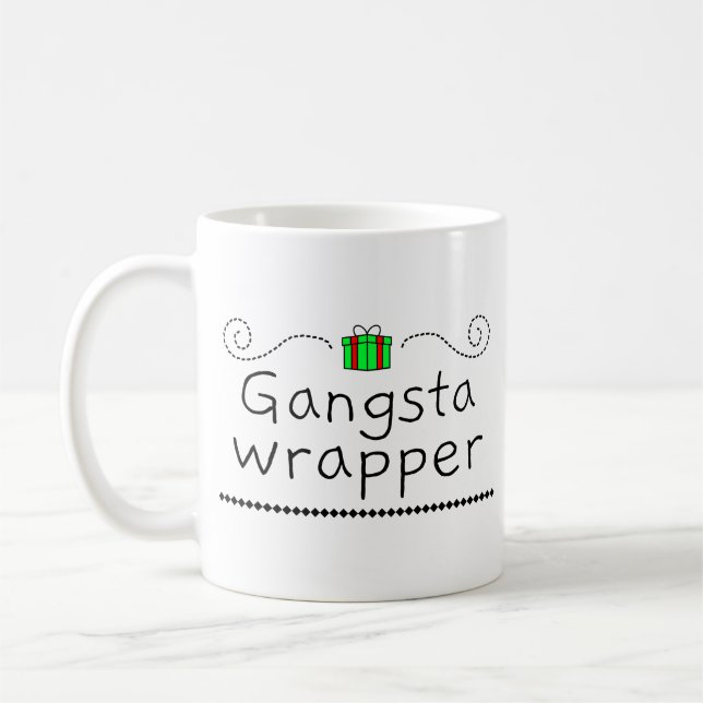 Café Caneca de Férias com Envoltório de Gângster (Esquerda)