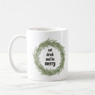 Café Caneca de Férias Coma, Beba e Alegre-se